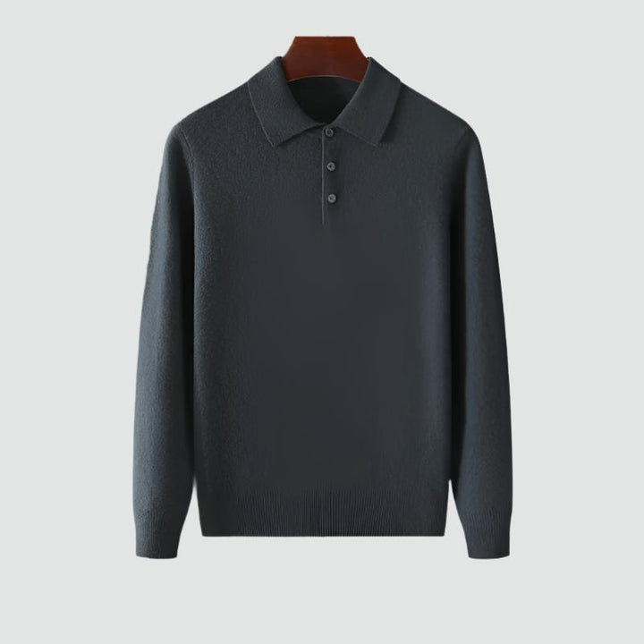Ronan - Cozy Polo Sweater