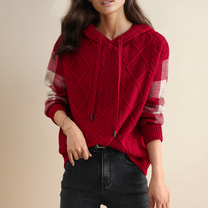Noreen | Cosy Cable Hoodie