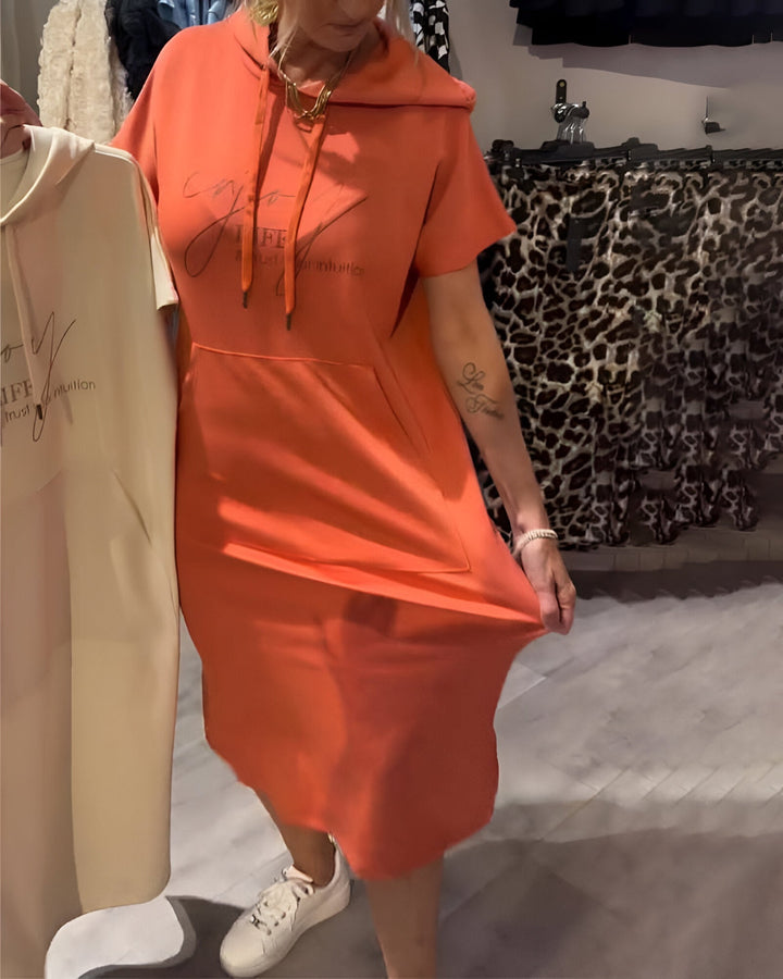 Damhnait - Relaxed Hoodie Dress