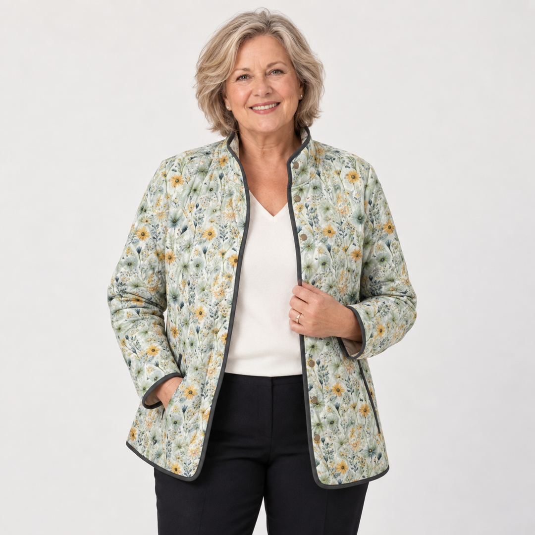 Maud | Country Meadow Quilted Jacket