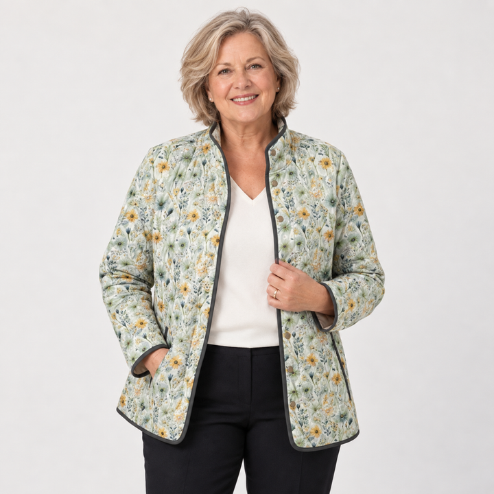 Maud | Country Meadow Quilted Jacket