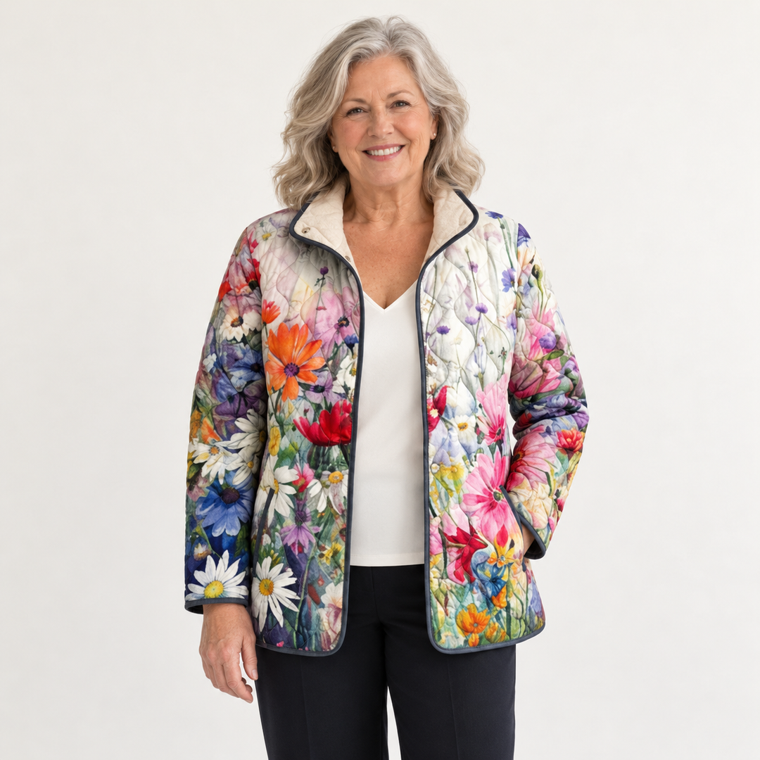 Harriet | Wildflower Quilted Jacket