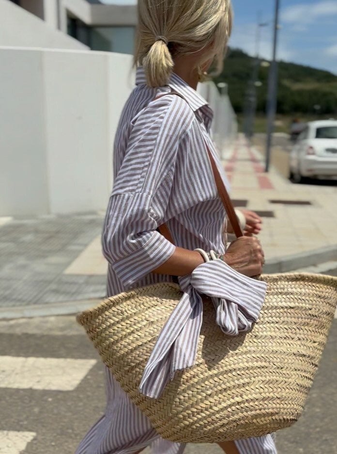 Muireann - Chic Striped Blouse