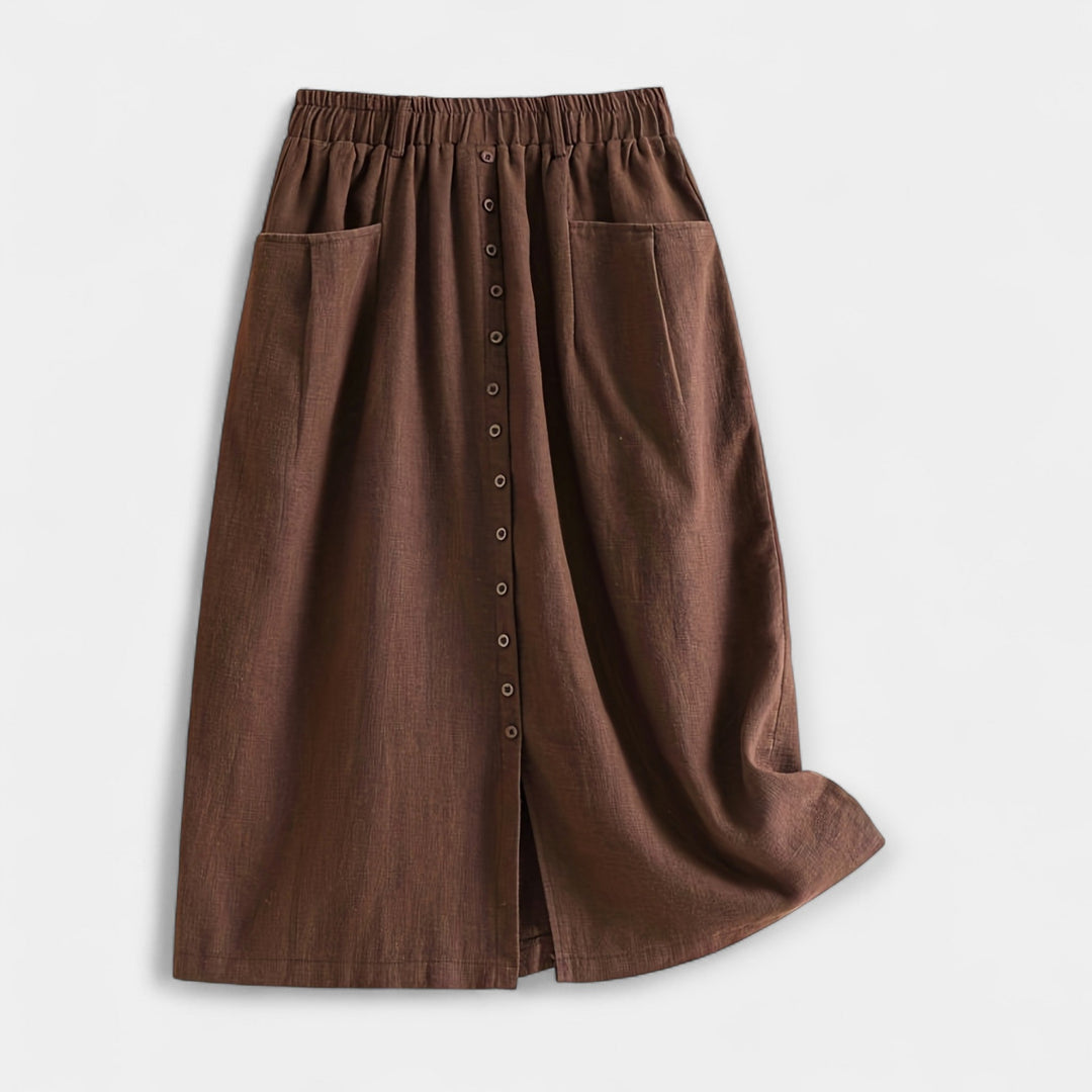 Nuala - Vintage-Inspired Midi Skirt