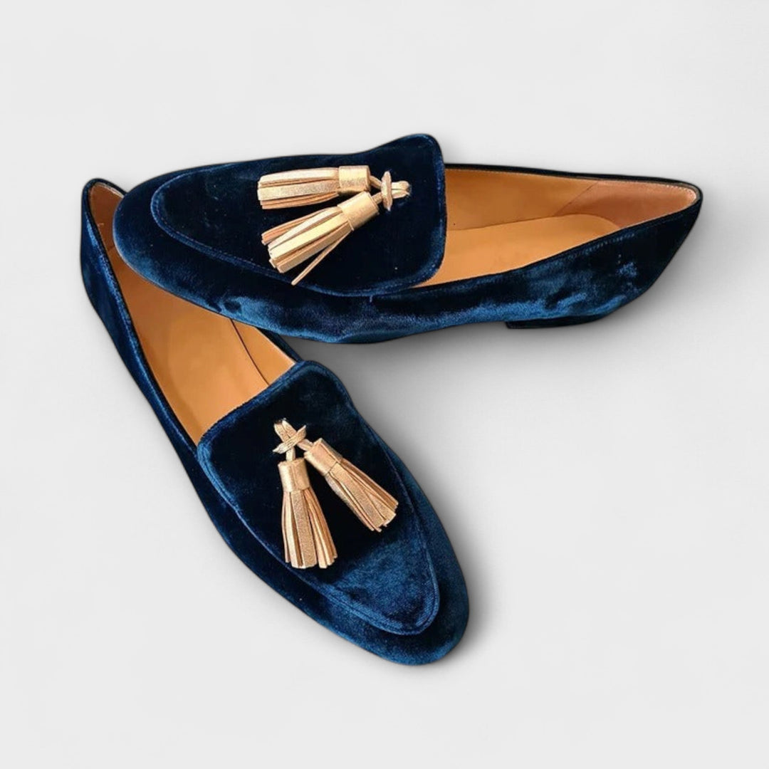 Róisín - Retro Fringed Loafers