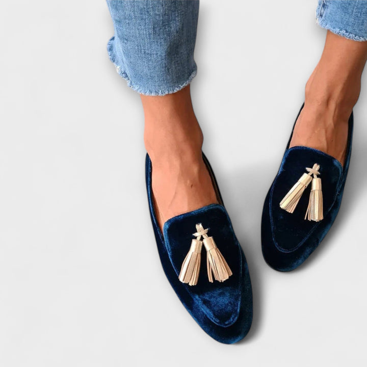Róisín - Retro Fringed Loafers