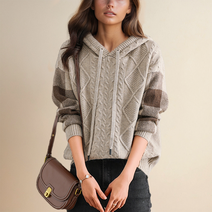 Noreen | Cosy Cable Hoodie