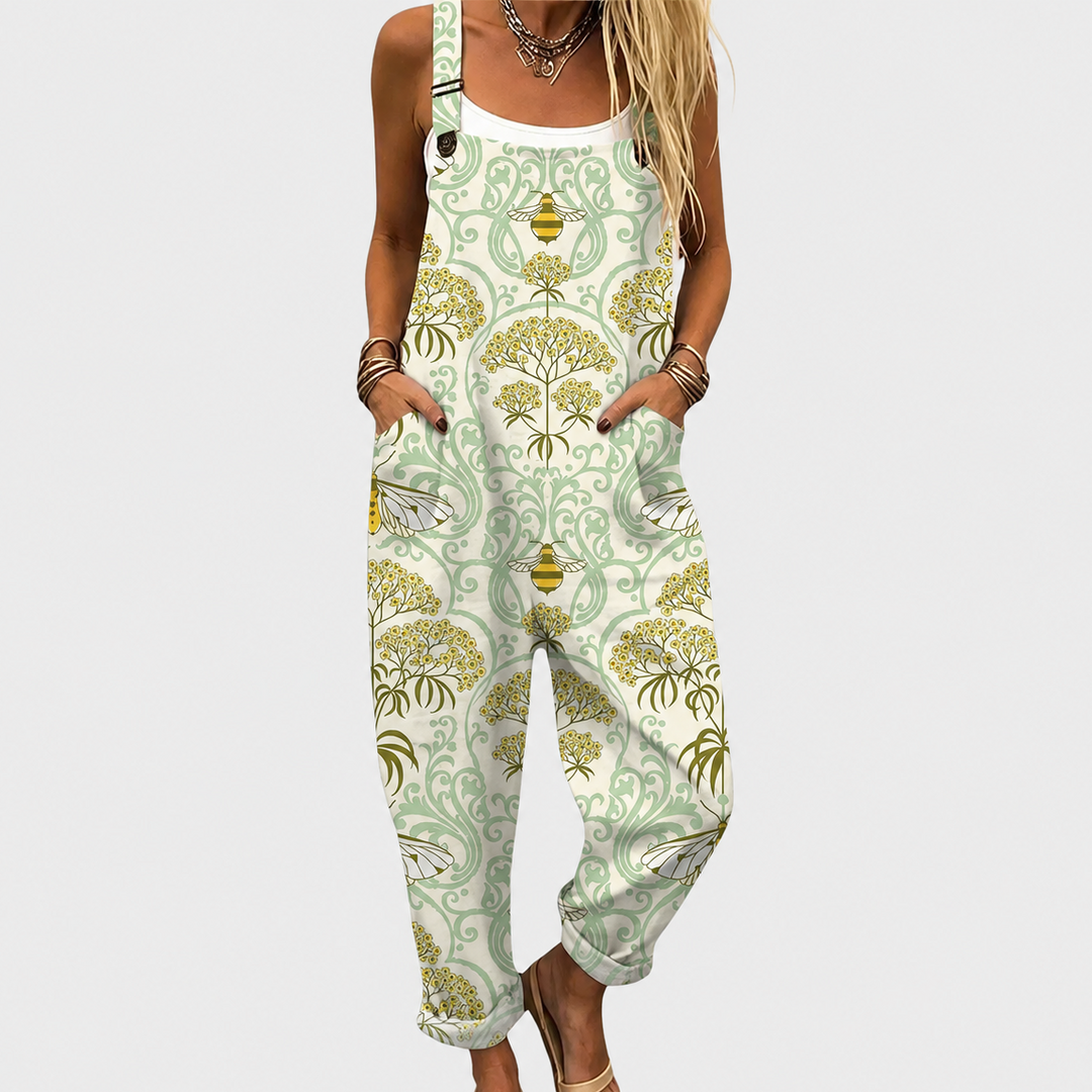 Confident Print Dungarees