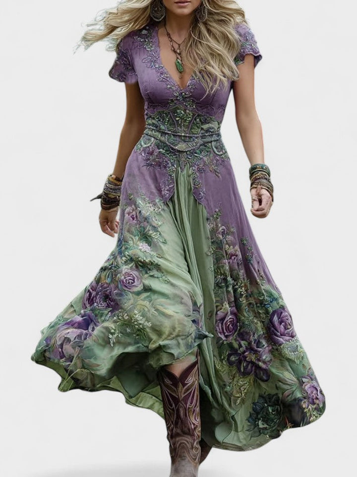 Maeve - Elegant Floral Maxi Dress