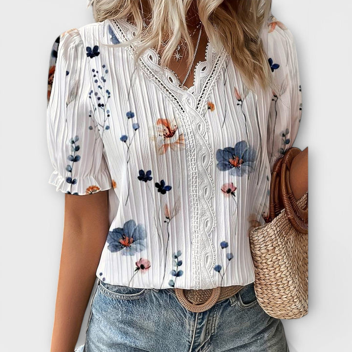 Nuala - V-Neck Top