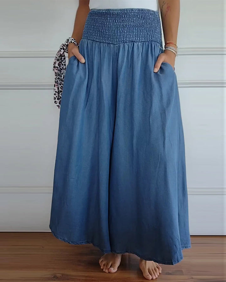 Gormfhlaith - Chic High-Waisted Trousers