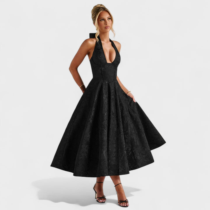 Bridie - Stylish Textured Midi Dress