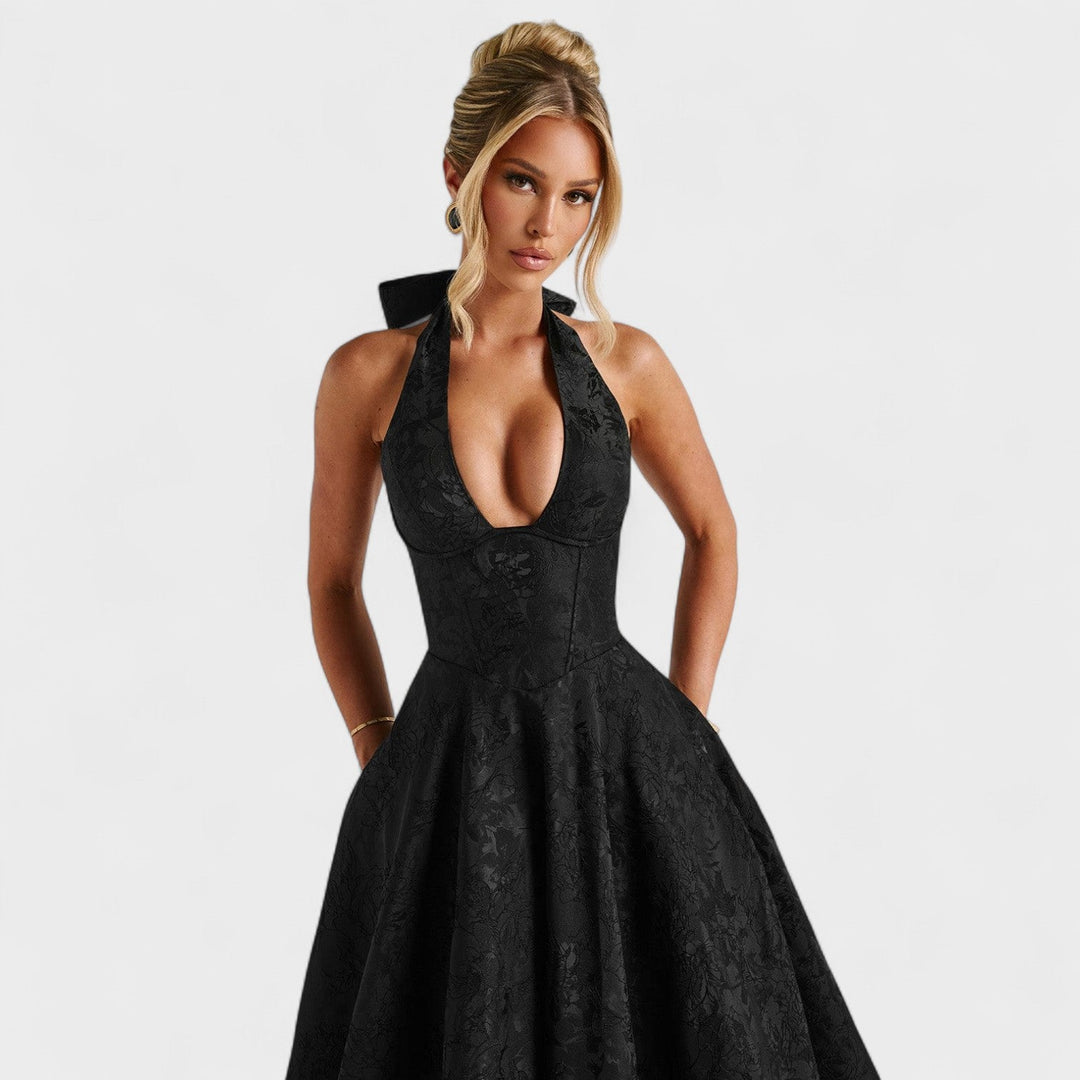 Bridie - Stylish Textured Midi Dress