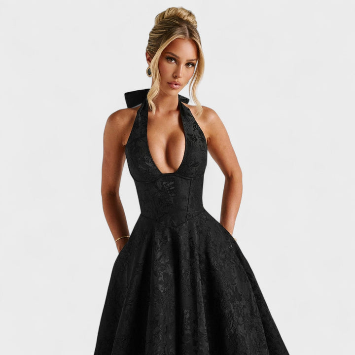 Bridie - Stylish Textured Midi Dress