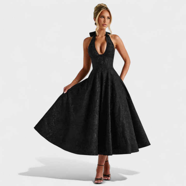 Bridie - Stylish Textured Midi Dress