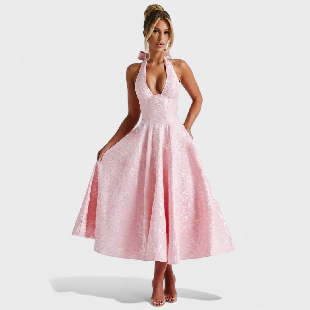 Bridie - Stylish Textured Midi Dress