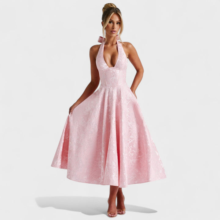 Bridie - Stylish Textured Midi Dress