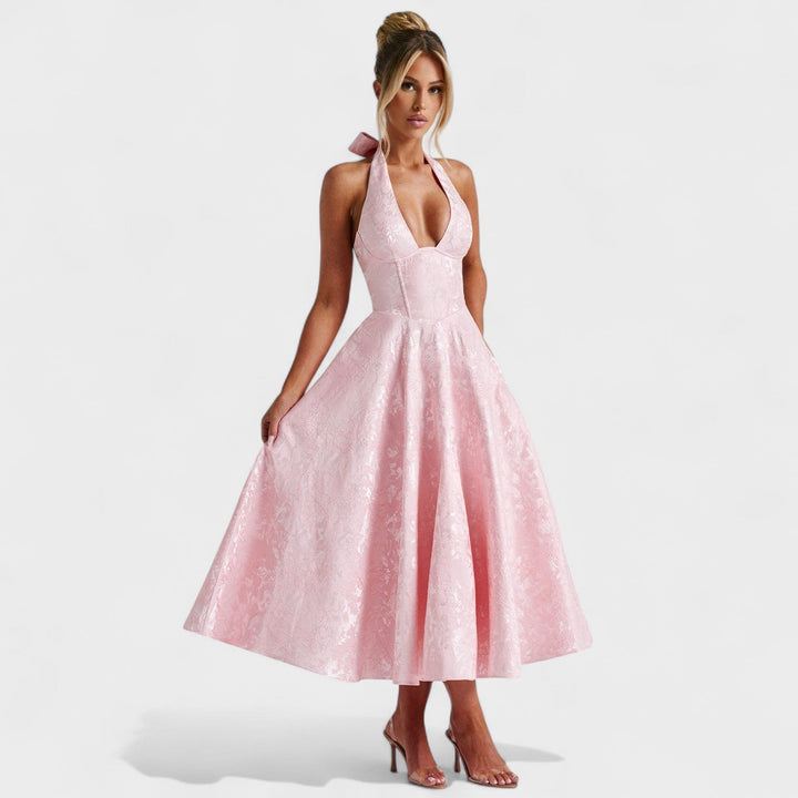Bridie - Stylish Textured Midi Dress