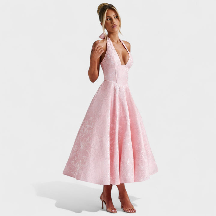 Bridie - Stylish Textured Midi Dress