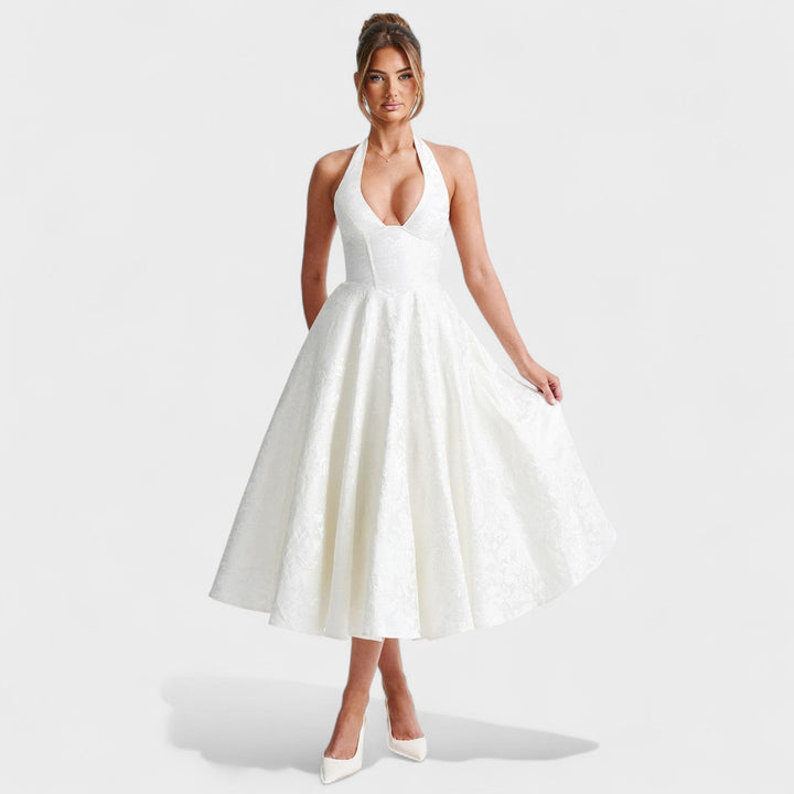 Bridie - Stylish Textured Midi Dress