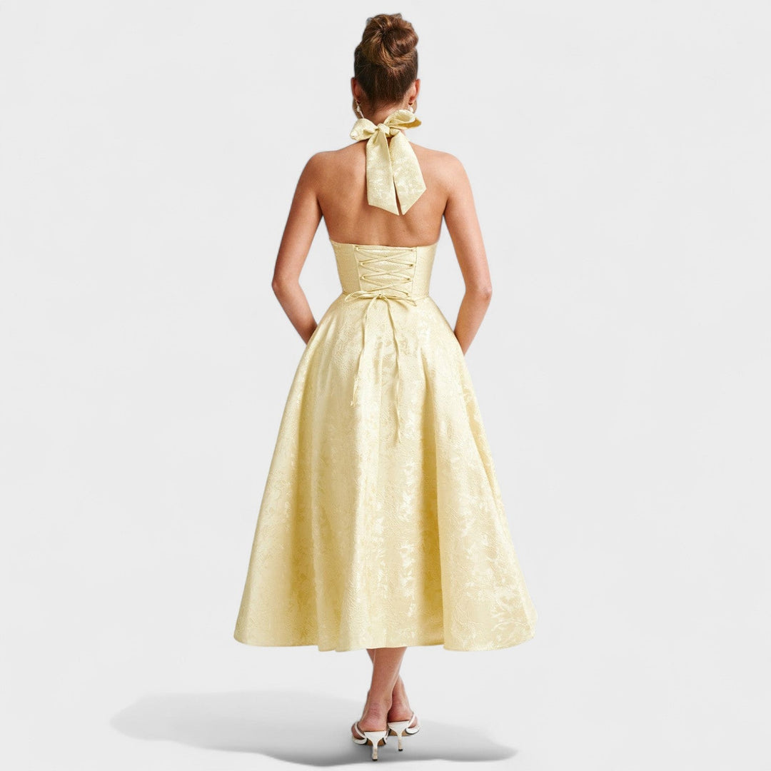 Bridie - Stylish Textured Midi Dress