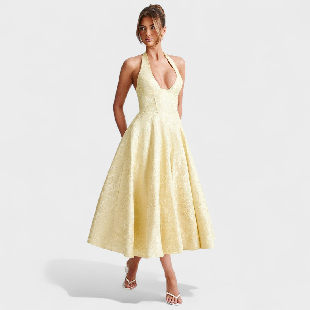 Bridie - Stylish Textured Midi Dress