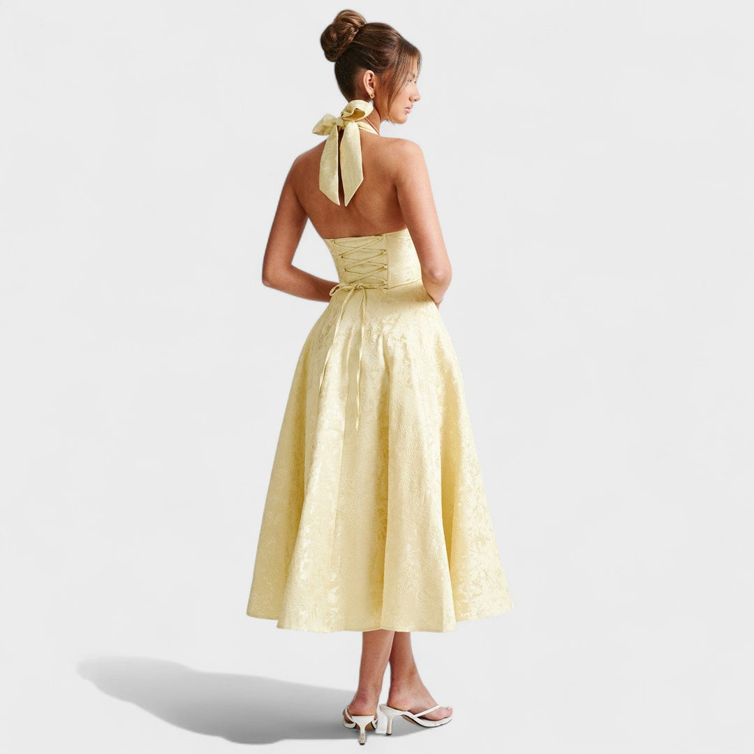 Bridie - Stylish Textured Midi Dress
