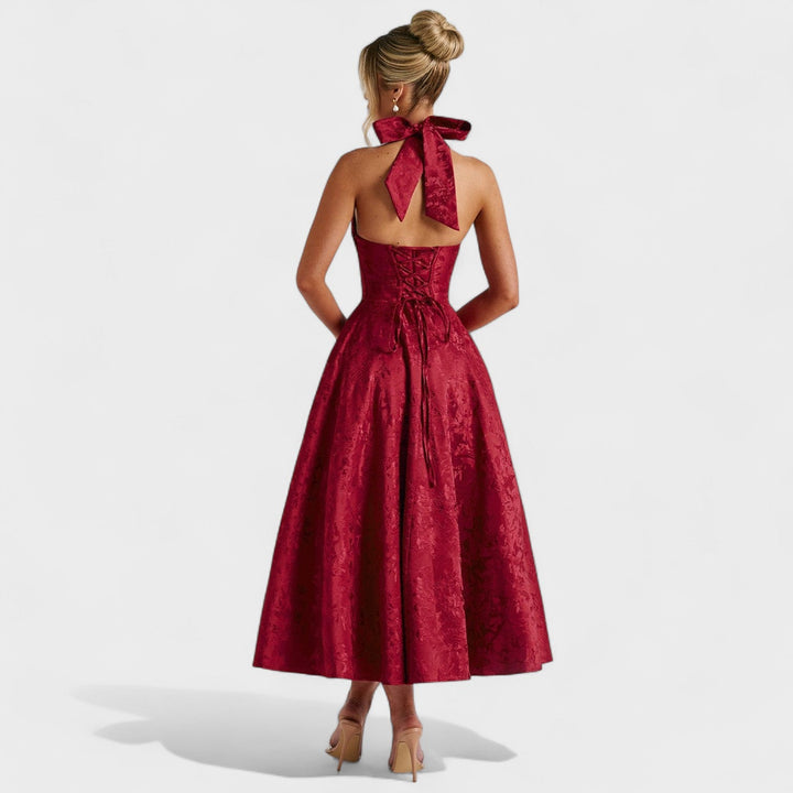 Bridie - Stylish Textured Midi Dress