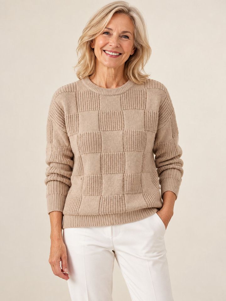 Lola – Elegantly Designed Jumper on a mature model