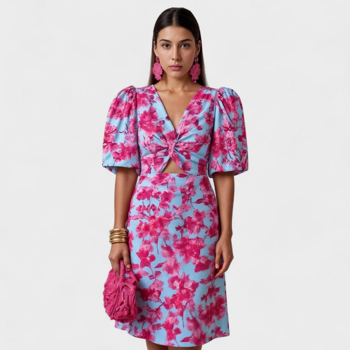 Bridie - Chic Tropical Elegance Dress