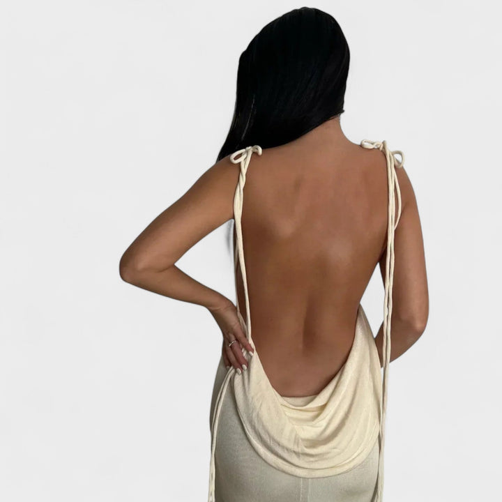 Dervla - Sleeveless Backless Dress