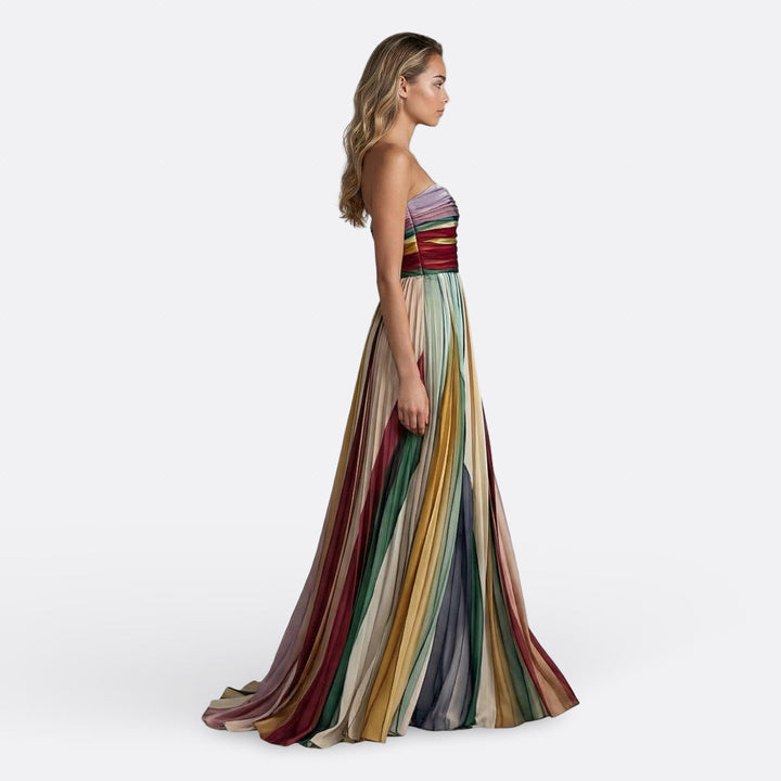 Anaïs - Elegant Gradient Maxi Dress