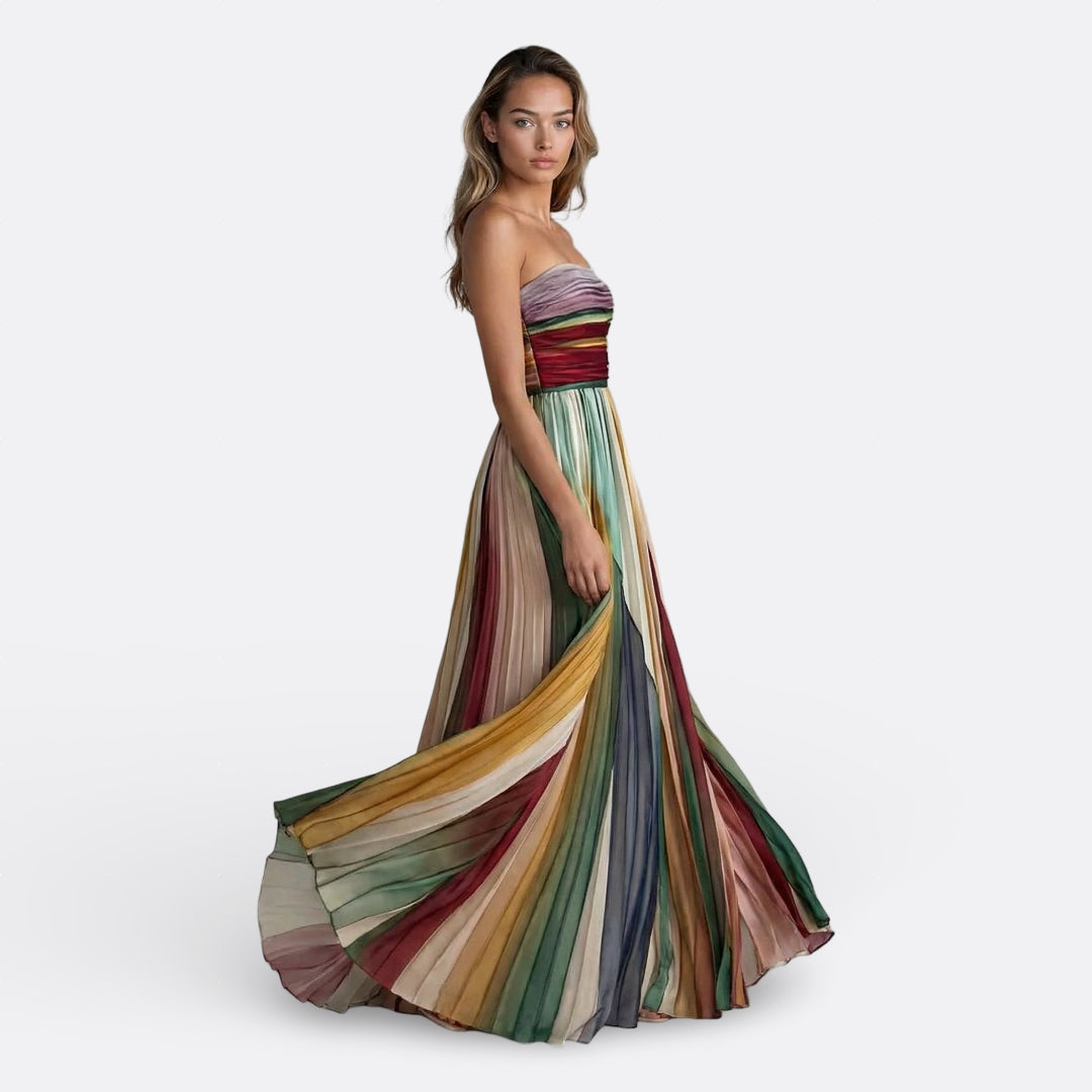 Anaïs - Elegant Gradient Maxi Dress