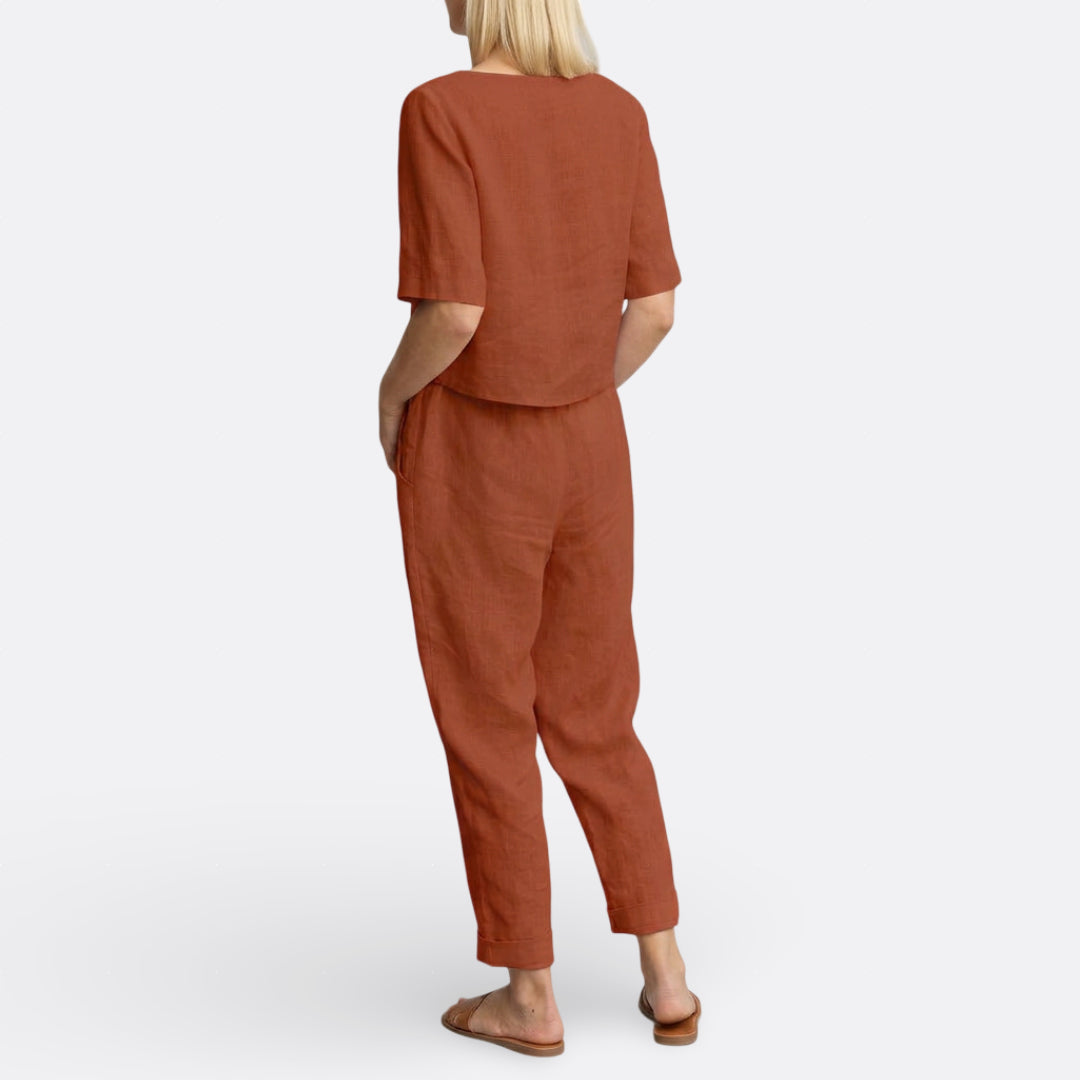 Éabha - Chic Khaki Ensemble