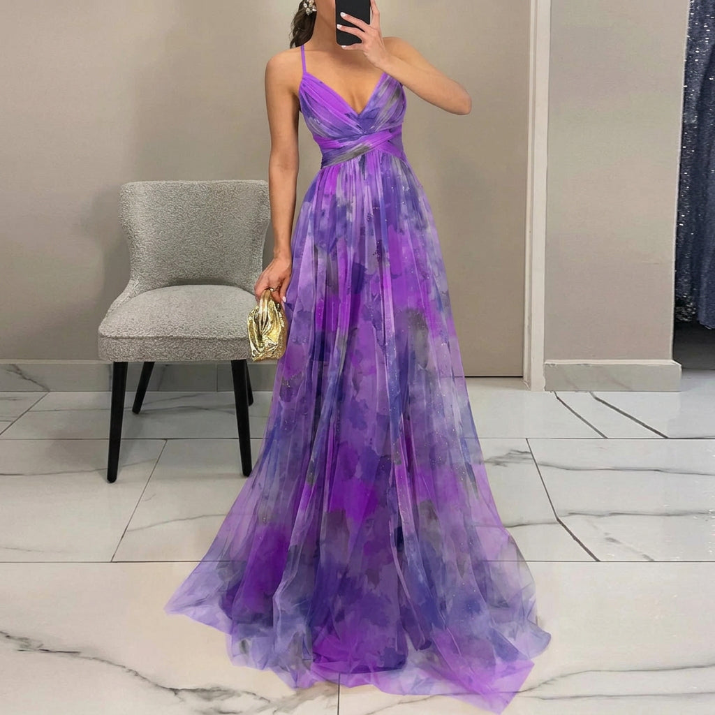 Aoibhinn - Elegant Floral Maxi Dress