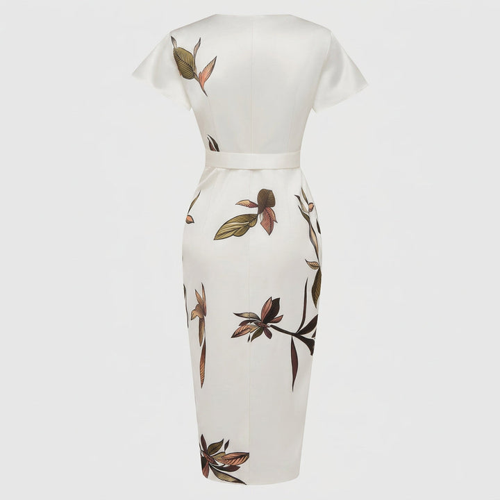 Aobhnait - Bow-Detail Midi Dress