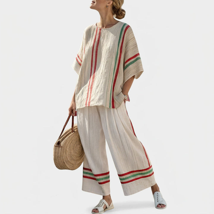 Maeve - Summer Striped Ensemble