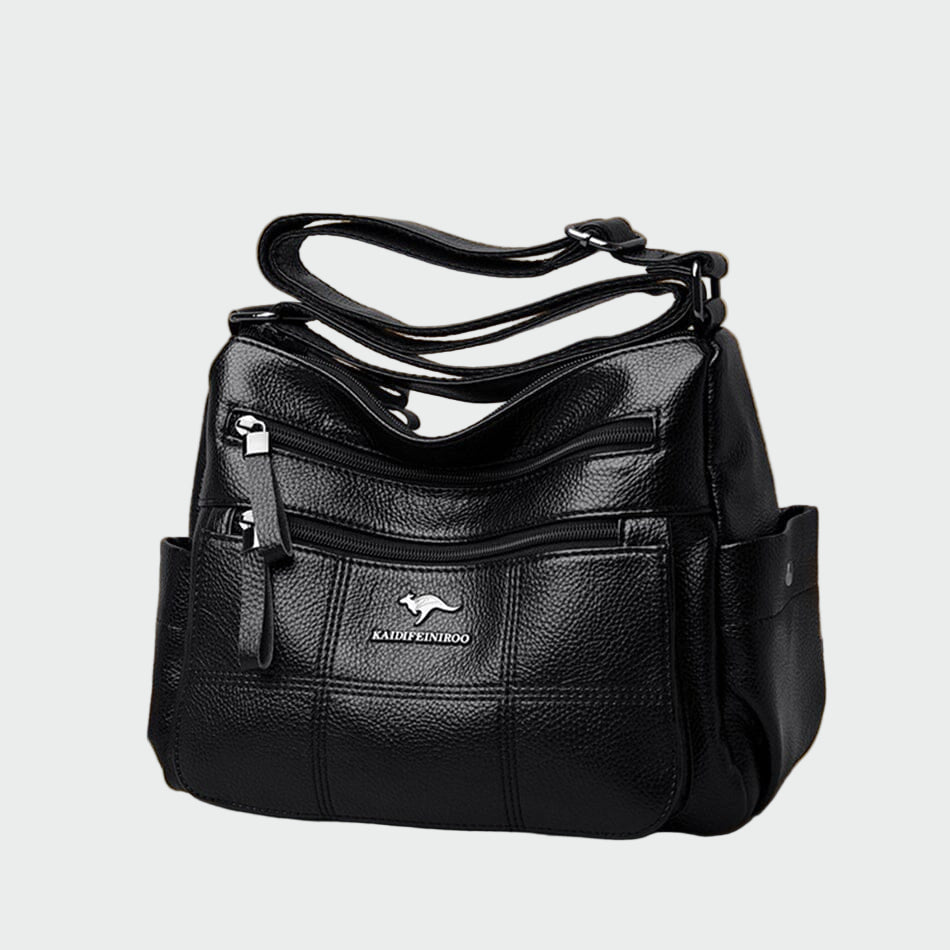 Nuala - Classic Black Shoulder Bag