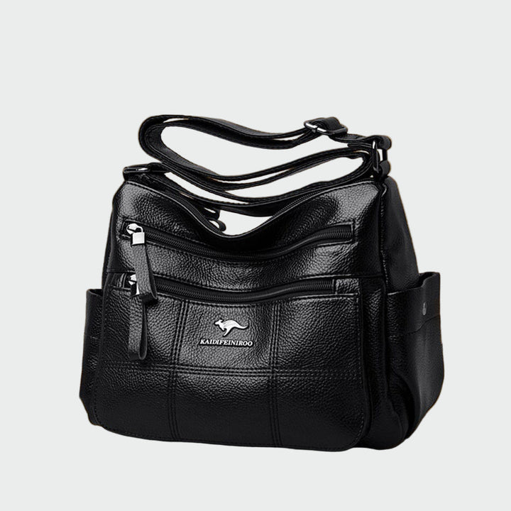 Nuala - Classic Black Shoulder Bag