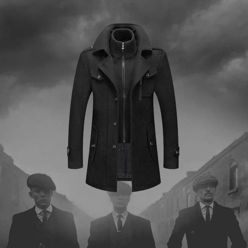 Cian - Stylish Long Overcoat