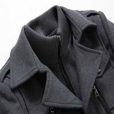 Cian - Stylish Long Overcoat