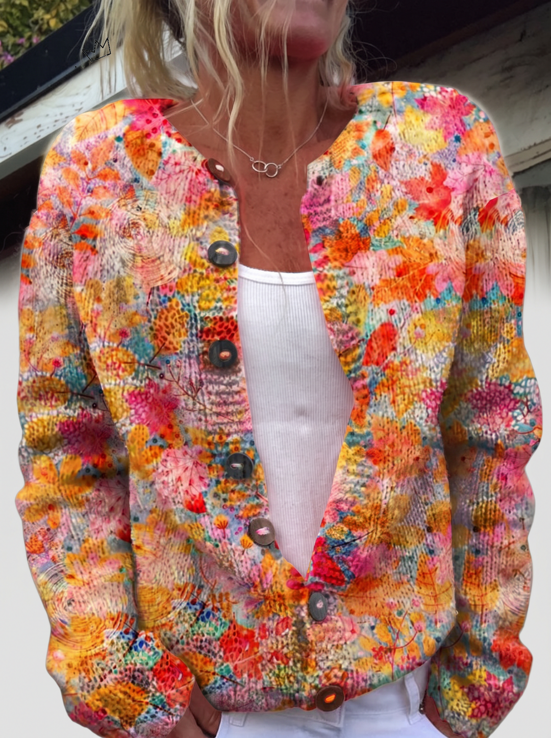 Aileen | Floral Oasis Cardigan
