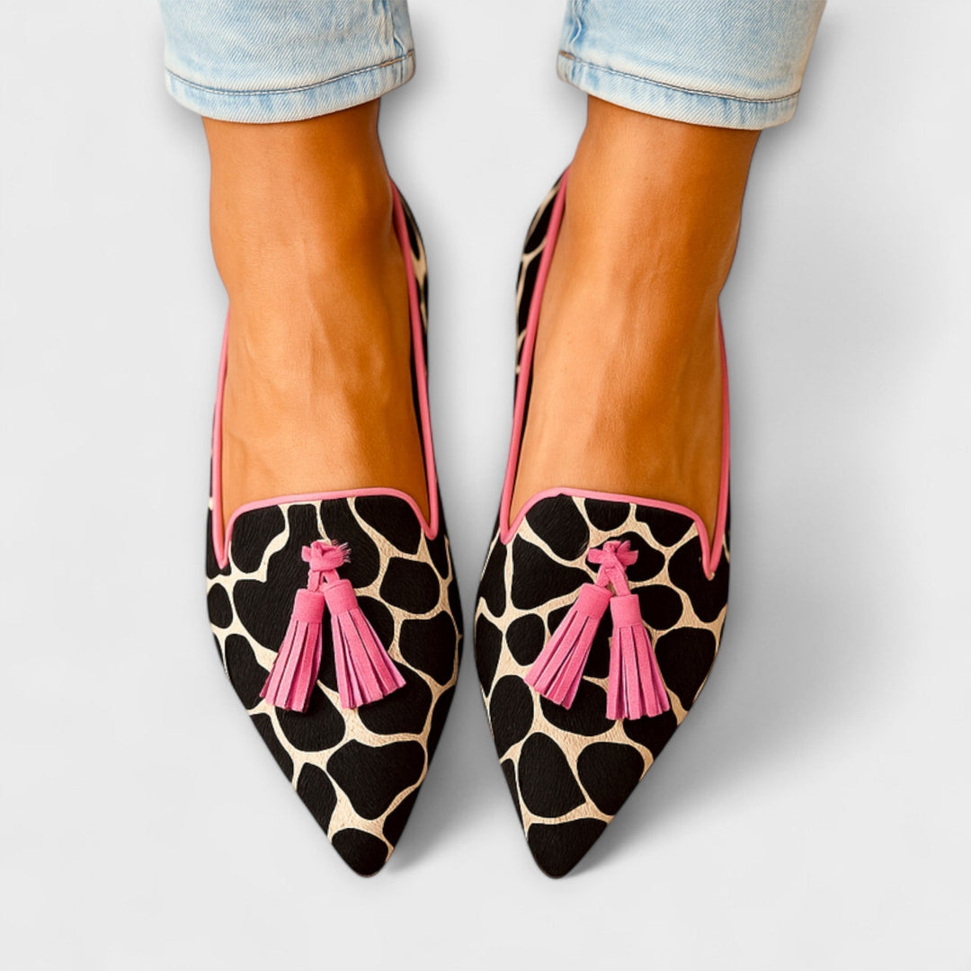 Éilis - Pom Pom Ballerina Flats