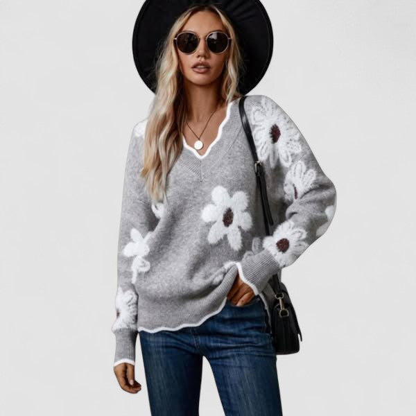 Sinéad - Floral Jumper