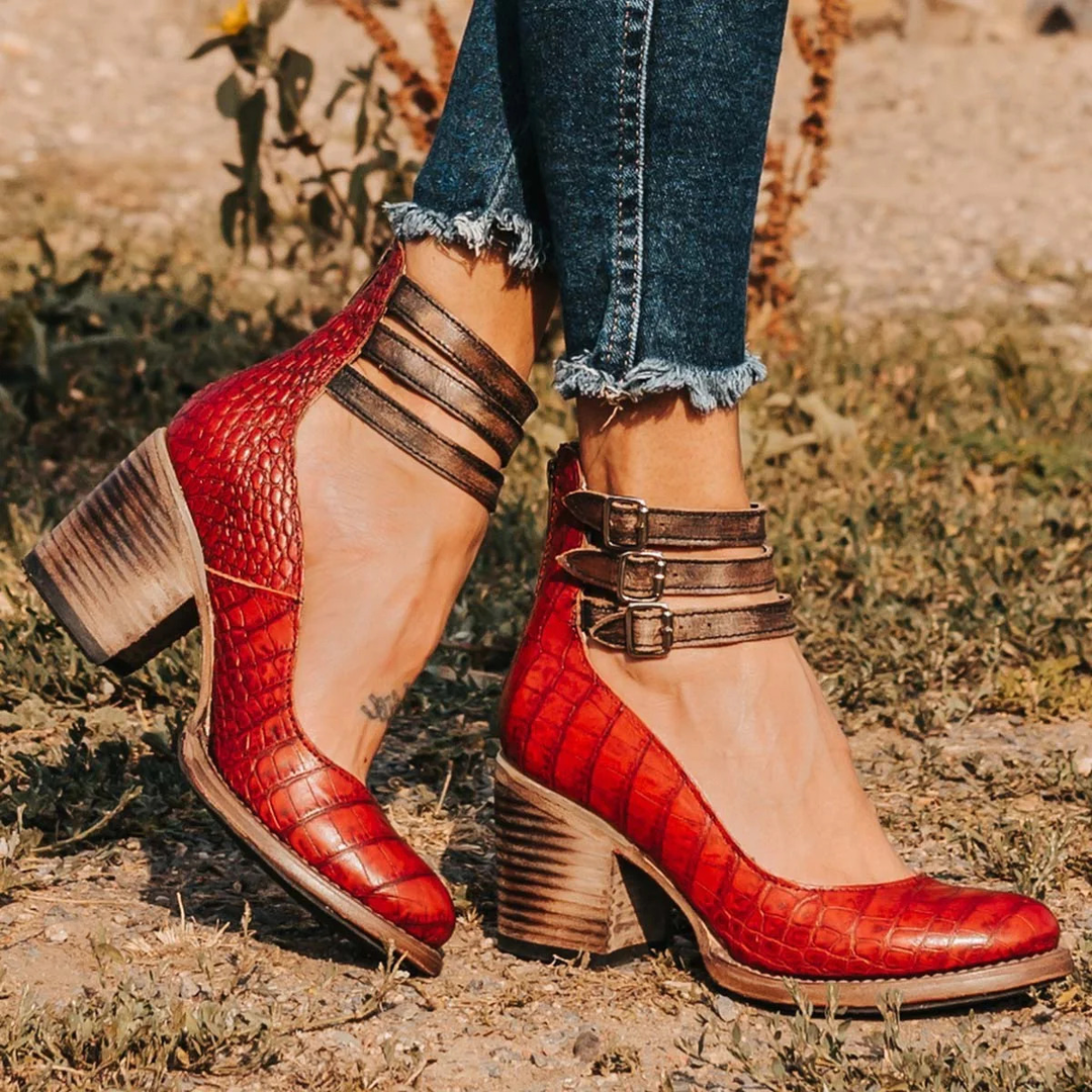 Aoife - Chic Strappy High Heels