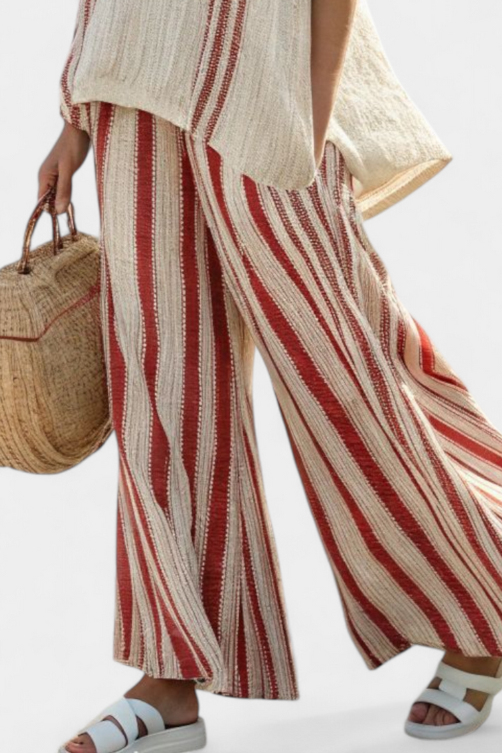 Aisling - Stylish Striped Ensemble