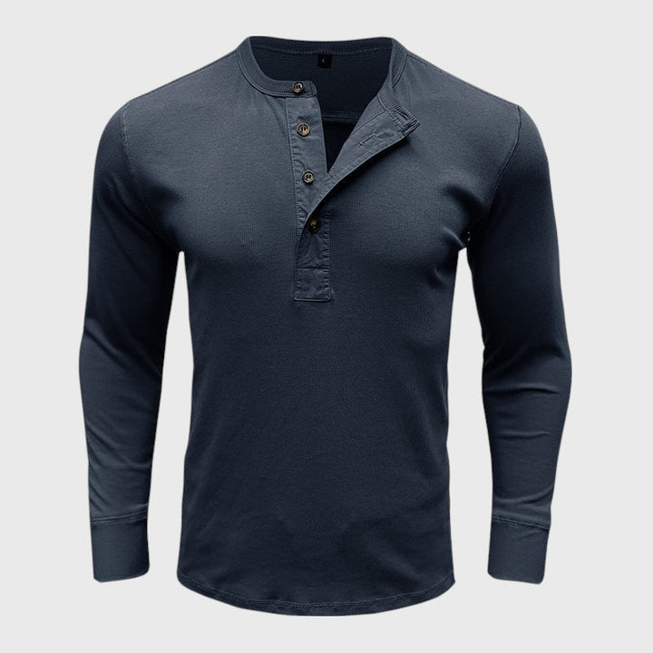 Declan - Chic Henley Top