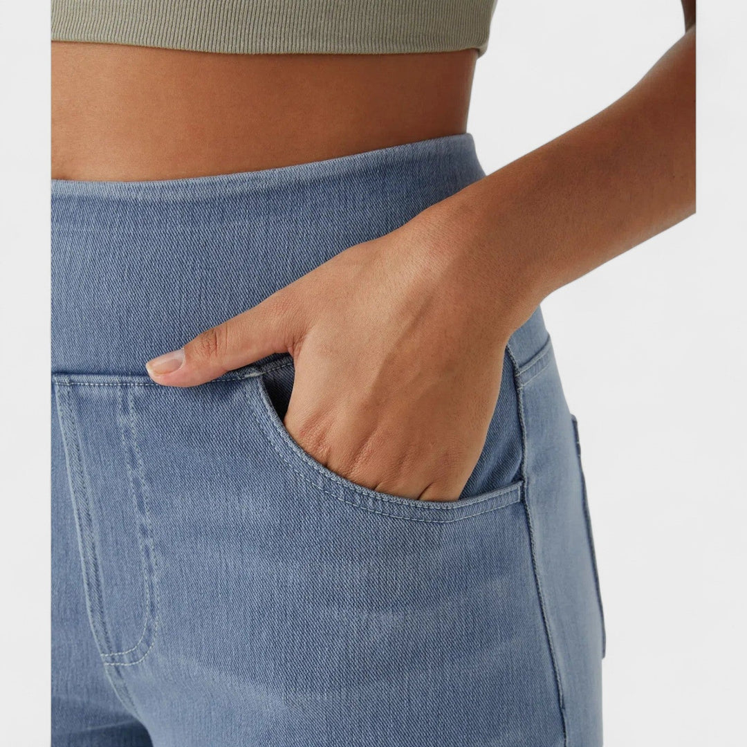Éilis - Relaxed Fit Wide Leg Jeans