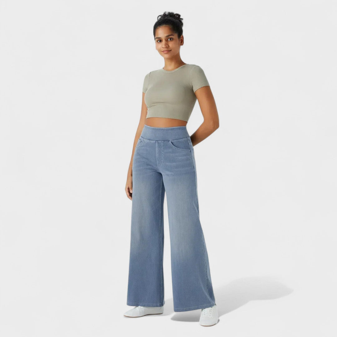 Éilis - Relaxed Fit Wide Leg Jeans