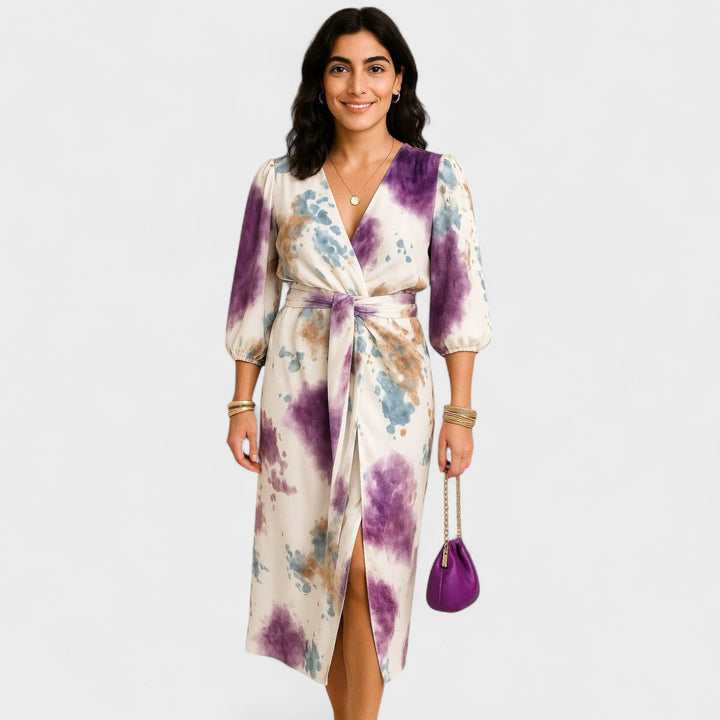 Gráinne - Chic Cross-Over Dress